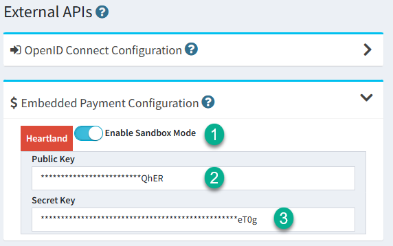 Configuring payment integration