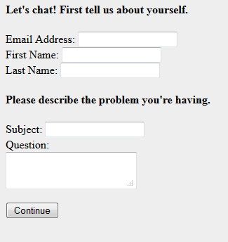 The survey form can be fully customzed