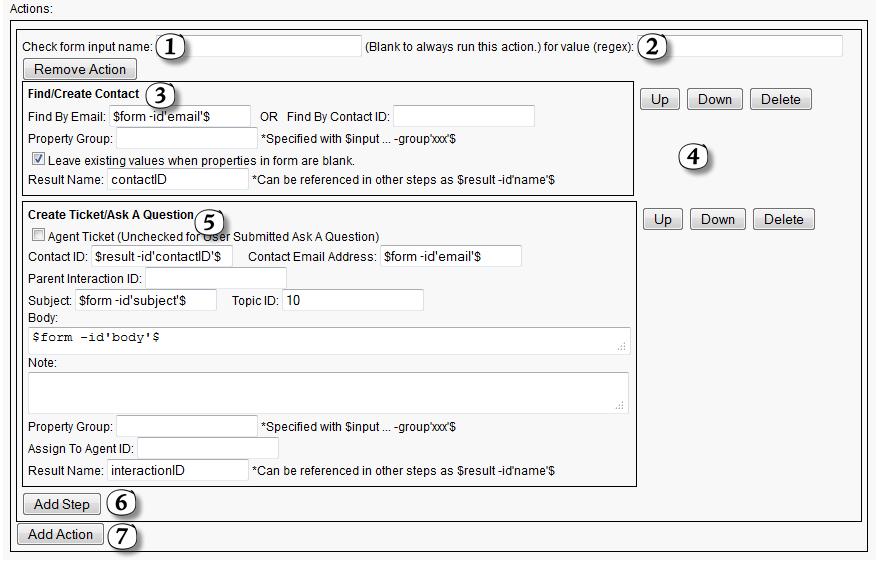 FormActionOverview