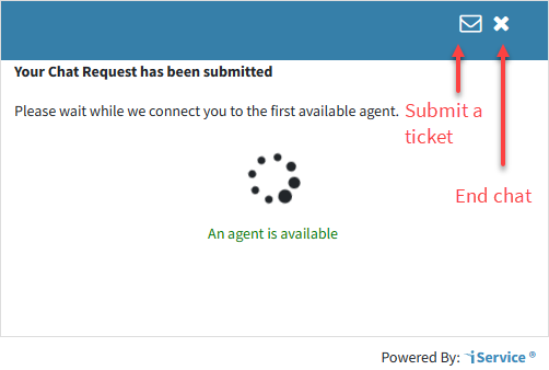 Waiting for an Agent Waiting for an Agent
