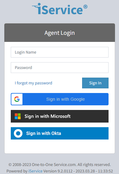 The Open ID login buttons The Open ID login buttons