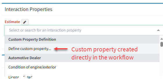 Creating a custom property