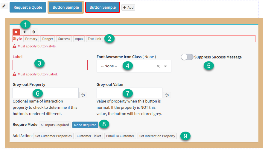 Submit Form Actions